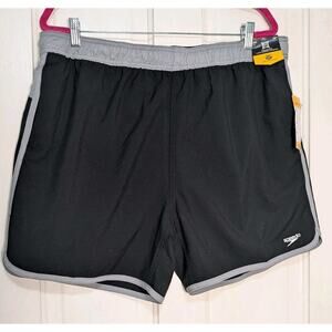 Speedo Eco Men's XXL Swim Trunks Anthracite Stretch UPF NWT Beach Resort (916)